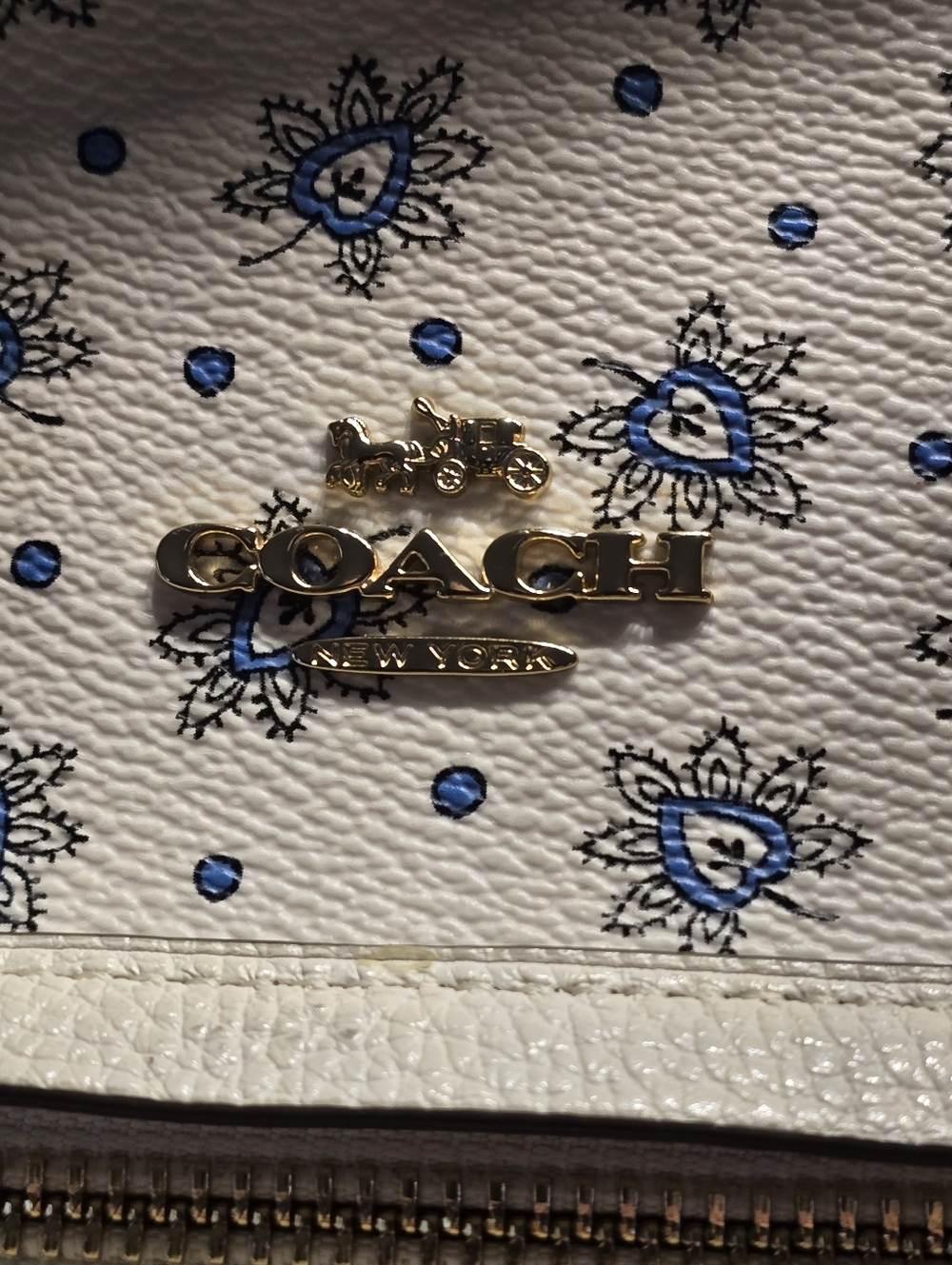 Coach Taylor Tote Forest Bud Print. - Picture 3 of 8